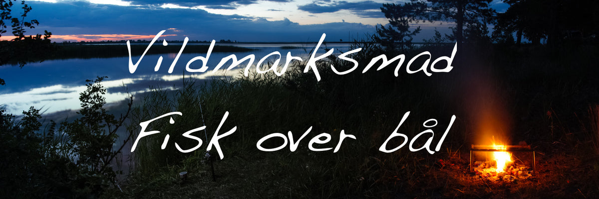 Vildmarksmad Fisk over bål Aborre Torsk