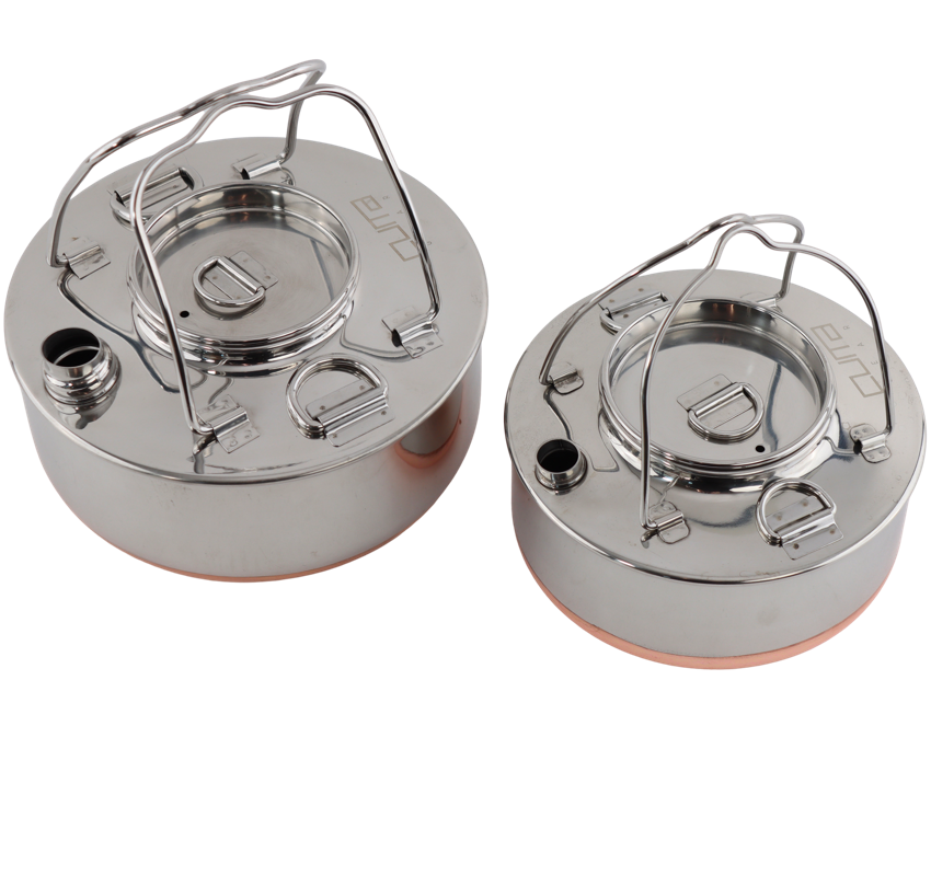Bålkedel i rustfri stål - 0,9 liter og 1,5 liter - Cuma Gear Kettle
