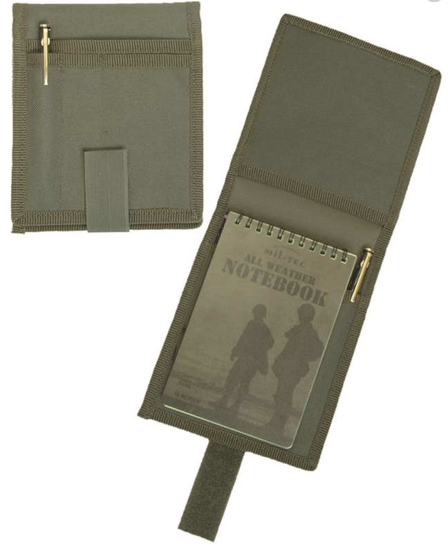 Mil-Tec Cover til notesbog grøn