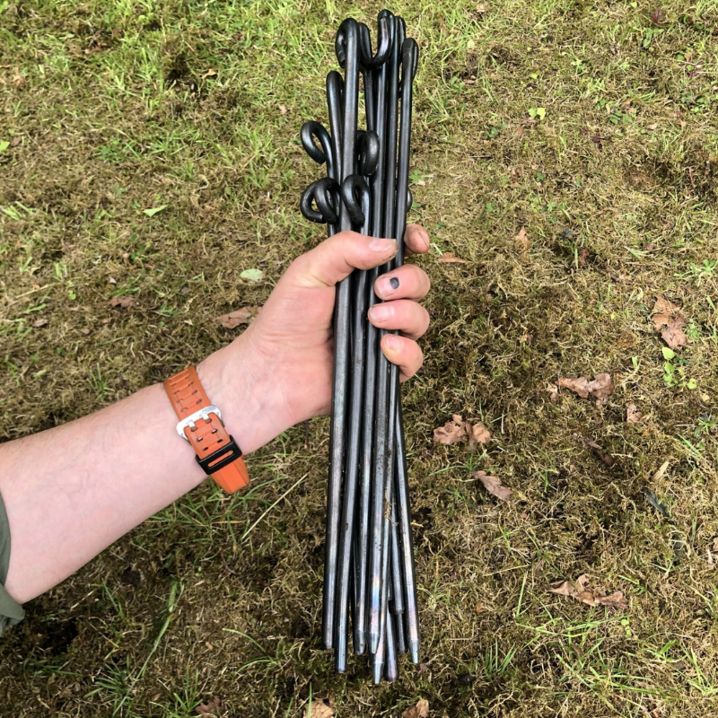 Cowboy grill bålgrill bushcraft håndsmedet