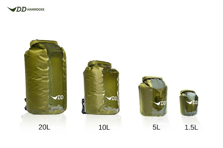 DD Hammocks Dry Bag 5 liter, 10 liter og 20 liter