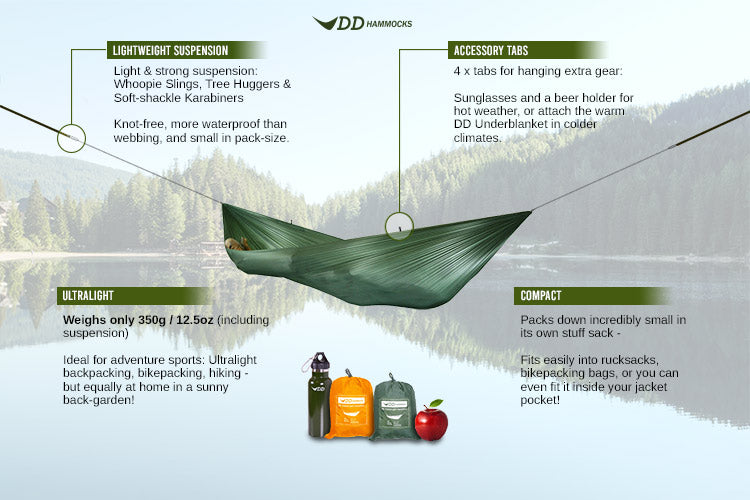 DD Hammocks SuperLight Hammock hængekøje