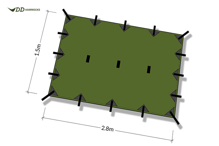 DD Hammocks SuperLight Tarp S