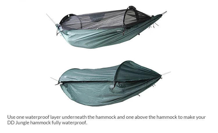 DD Hammocks canopy ekstra overdækning til superlight jungle hængekøje