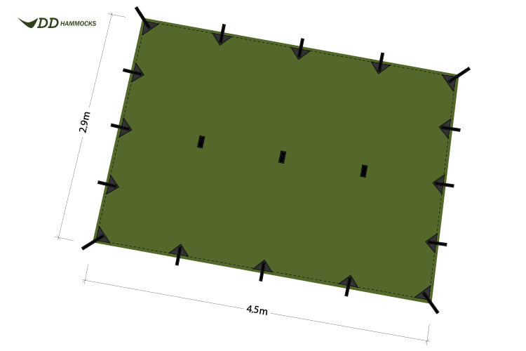 DD Hammocks Super_light Tarp XL