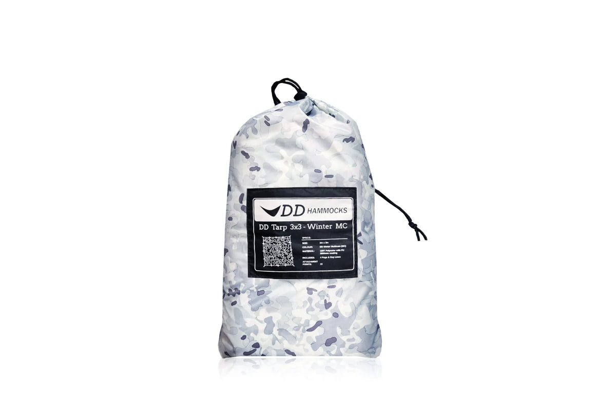 Tarp 3 x 3 meter - Winter MultiCam - DD Hammocks