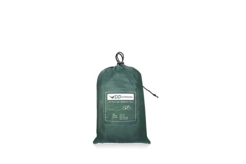 DD Hammocks SuperLight Bikepacker tarp. Tarp til cykel