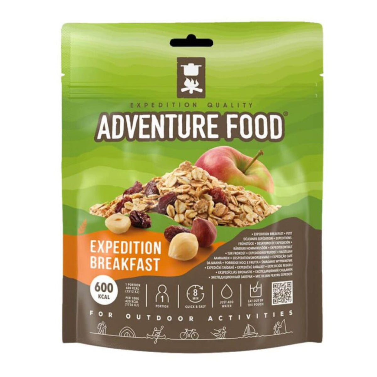 expeditions breakfast frysetørret morgenmad fra adventure food