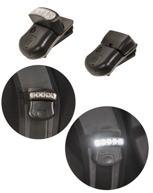 Lommelykt med Klips - LED Clip Light - Mil-tec
