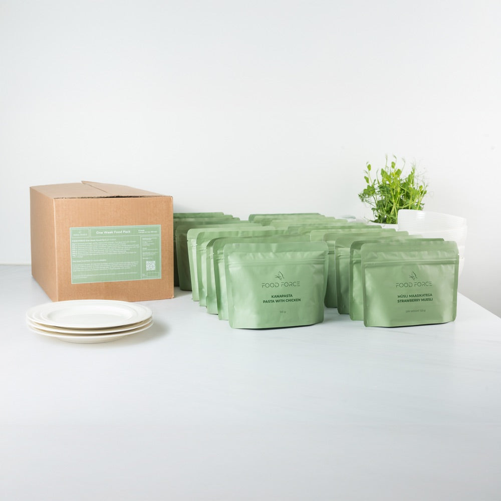 One week food pack - 21 måltider - Food Force