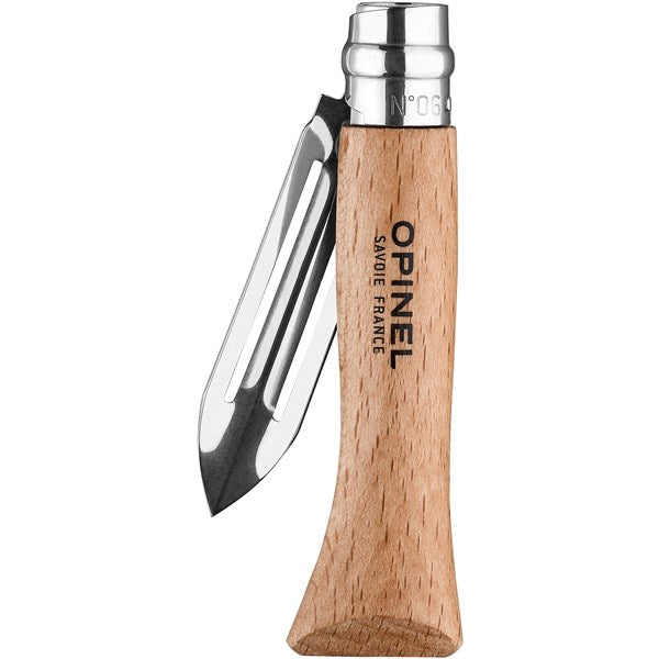 Opinel nomad 06 kartoffelskræller i rustfri stål