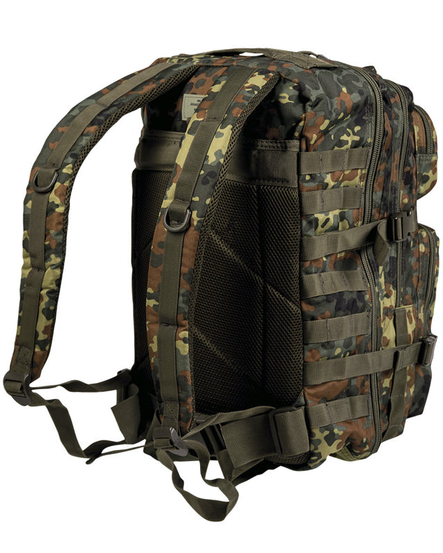 Rygsæk US Assault Flecktarn - Large - 36 liter - Molle system