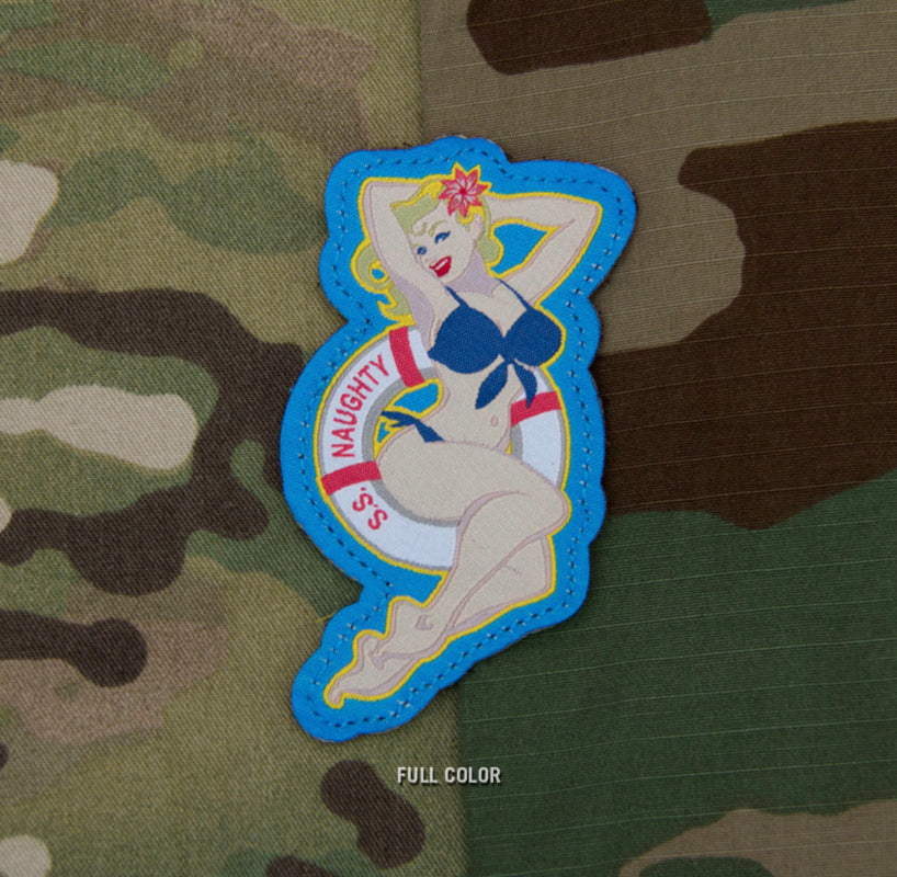 SS NAUGHTY PINUP MORALE PATCH