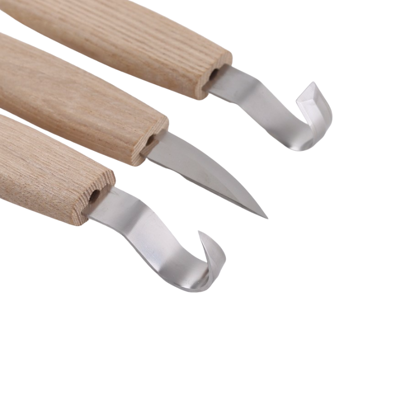 Snittesæt Asketræ skekniv