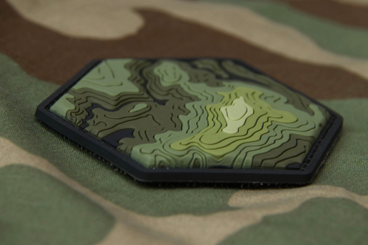 TOPO MAP 1 PVC MORALE PATCH