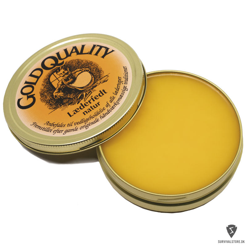 Gold Quality Læderfedt 190 ml - Natur