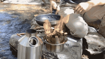Kelly Kettle Hobo Stove SST - Groß