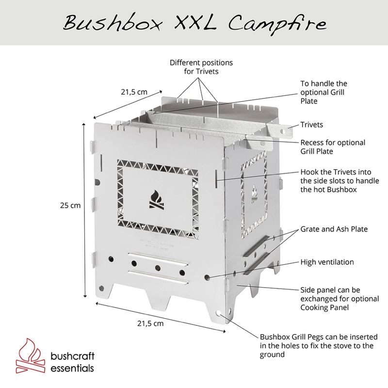 Bushbox XXL Campfire - Bushcraft essentials 