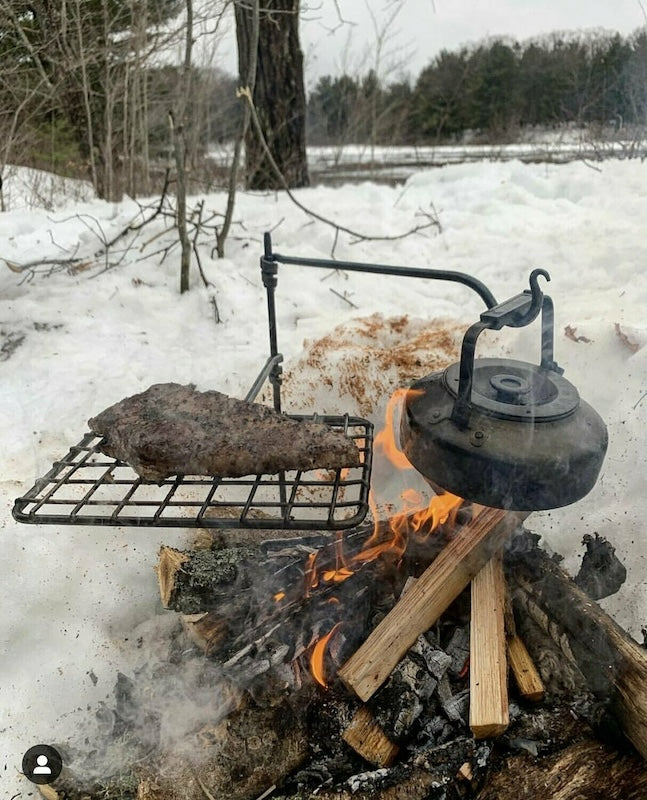 Bushcraft fire anchor lille håndlavet