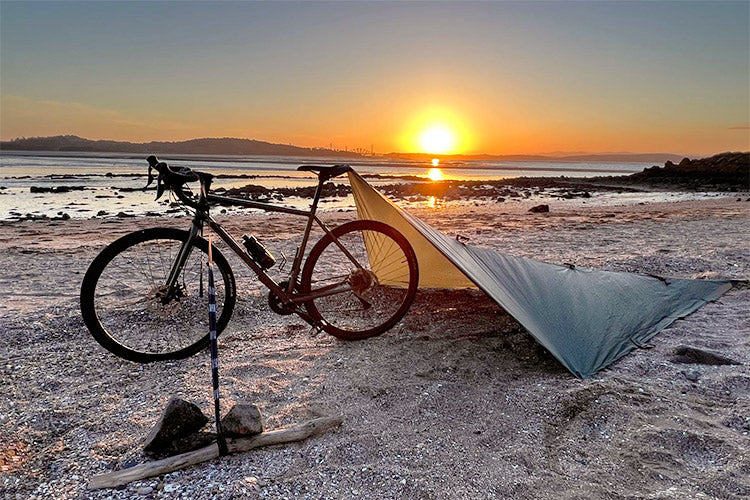 DD Hammocks SuperLight Bikepacker tarp. Tarp til cykel