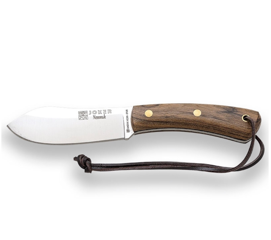 Nessmuk Bushcraft Kniv - Valnød - Joker Knives 