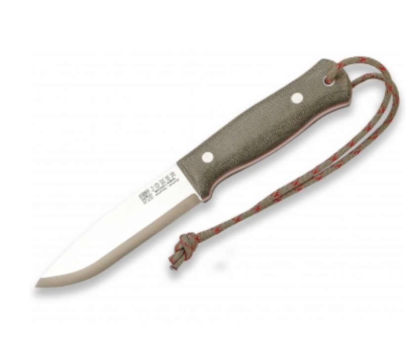bushlord bushcraft kniv i grøn micarta 