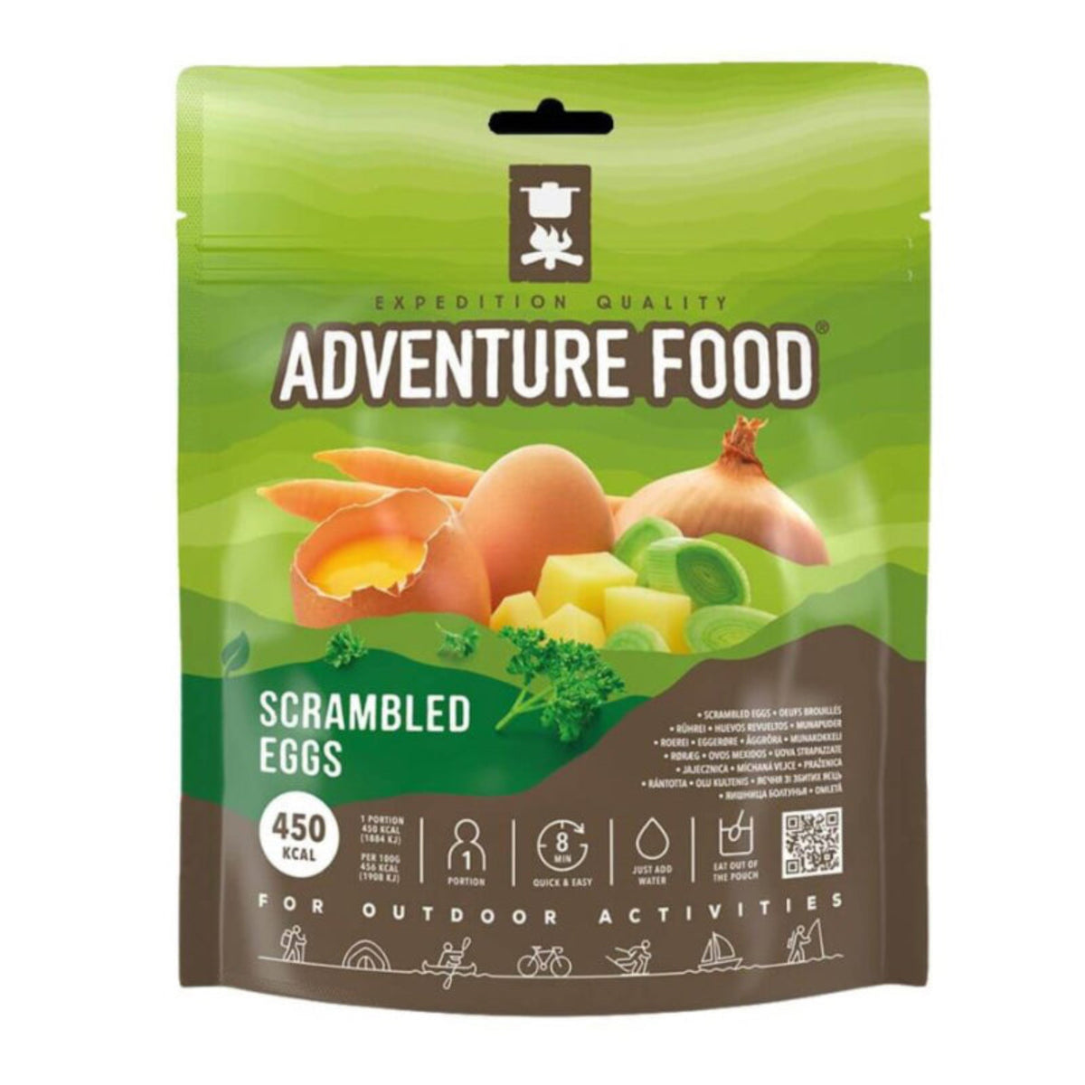 frysetørret mad røræg scrambled eggs fra adventure food