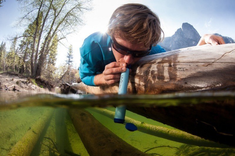 Lifestraw personligt vandfilter vandrensning friluft survival