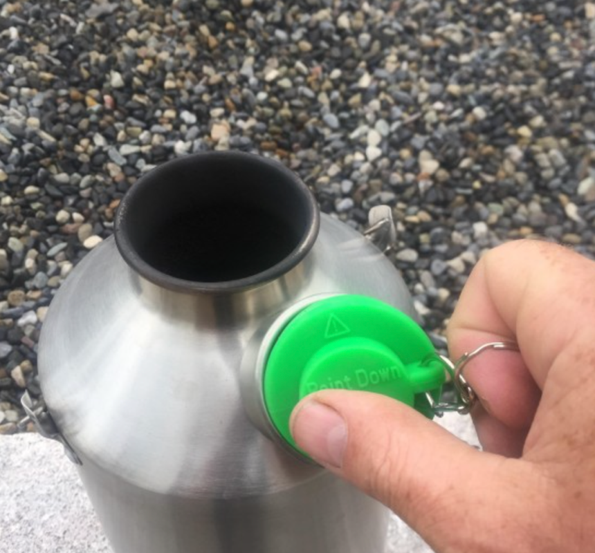 Kelly Kettle gummiprop med fløjte og kæde