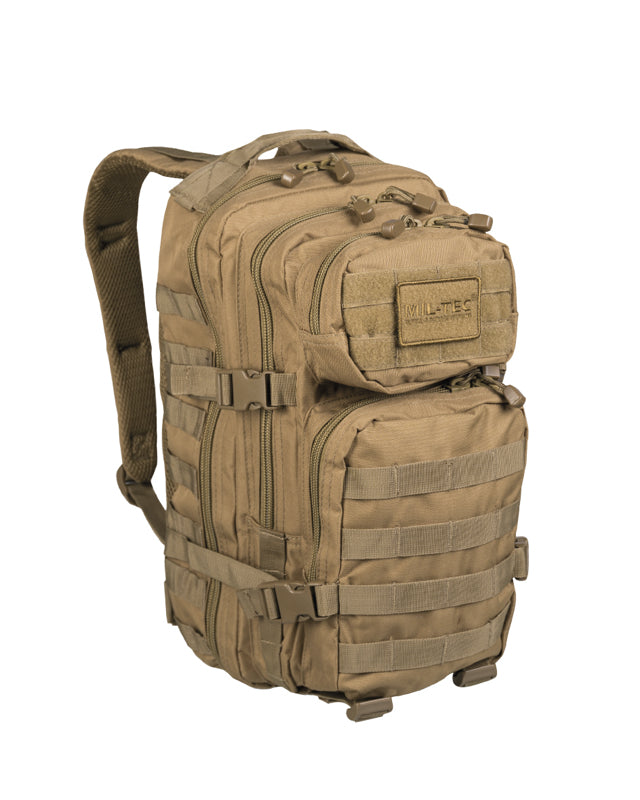 Rygsæk US  Assault Coyote - Large - 36 liter - Molle system front